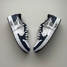 Load image into Gallery viewer, Off-White Jordan 1 Low ‘Midnight White’ Custom