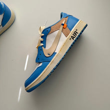 Load image into Gallery viewer, Off-White Jordan 1 Low ‘UNC Cream’ Custom