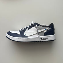 Load image into Gallery viewer, Off-White Jordan 1 Low ‘Midnight White’ Custom