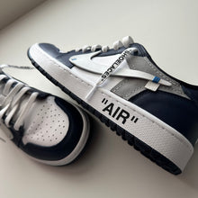 Load image into Gallery viewer, Off-White Jordan 1 Low ‘Midnight White’ Custom