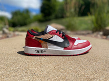 Load image into Gallery viewer, Off-White Jordan 1 Low Chicago Custom