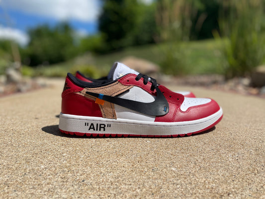 Off-White Jordan 1 Low Chicago Custom