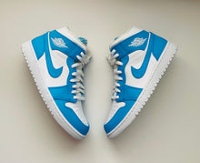 Load image into Gallery viewer, Jordan 1 Mid 'UNC' Custom