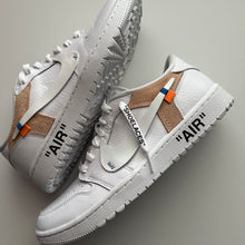 Load image into Gallery viewer, Off-White Jordan 1 Low ‘Euro’ Custom