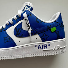 Load image into Gallery viewer, Off-White Louis Vuitton AF1 ‘Royal’ Custom