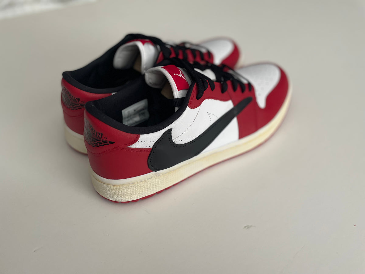 Travis Scott Jordan 1 Low 'Chicago' Custom – KICKSBYN8