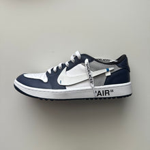 Load image into Gallery viewer, Off-White Jordan 1 Low ‘Midnight White’ Custom
