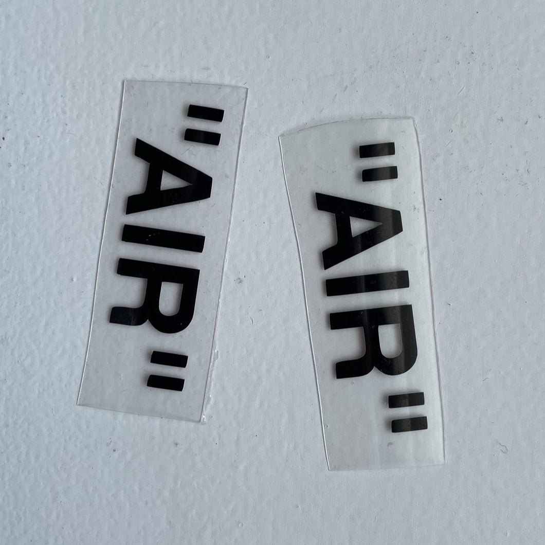 Iron-On “AIR” logos
