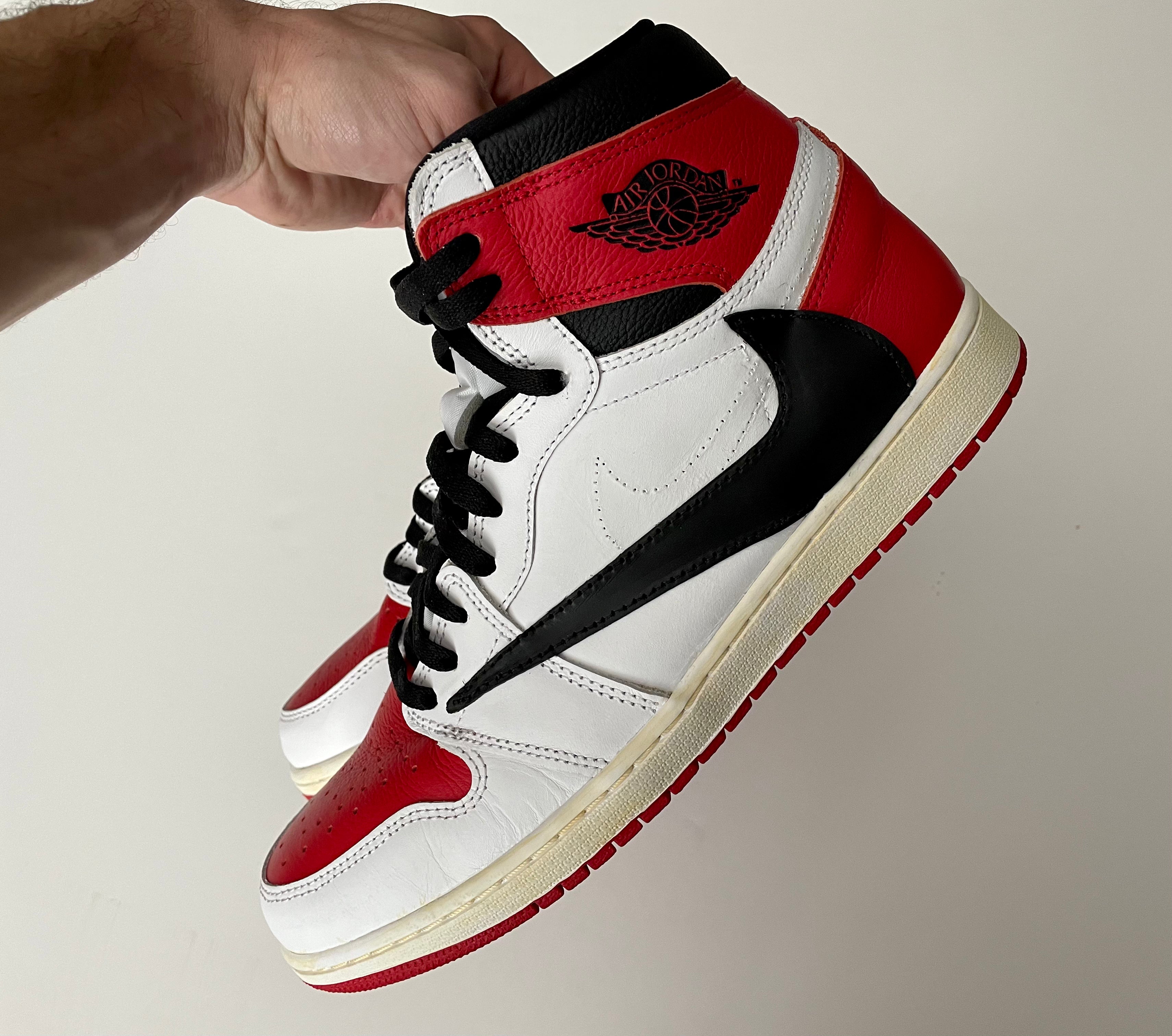 Travis Scott Jordan 1 'Heritage' Custom – KICKSBYN8