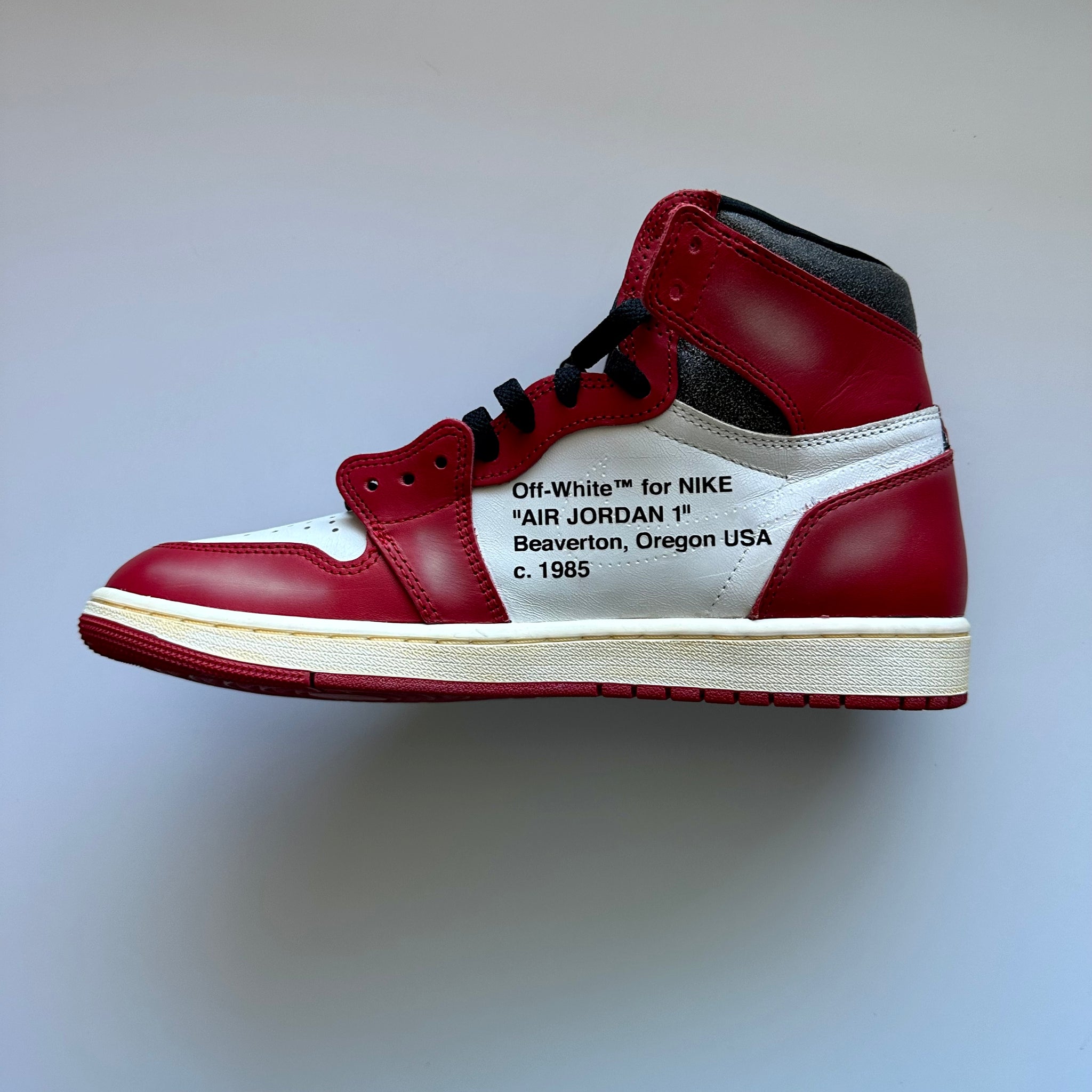 Off-White x 1985 Jordan 1 Chicago Custom – KICKSBYN8 Off-White x 1985 Jordan 1 Chicago Custom – KICKSBYN8