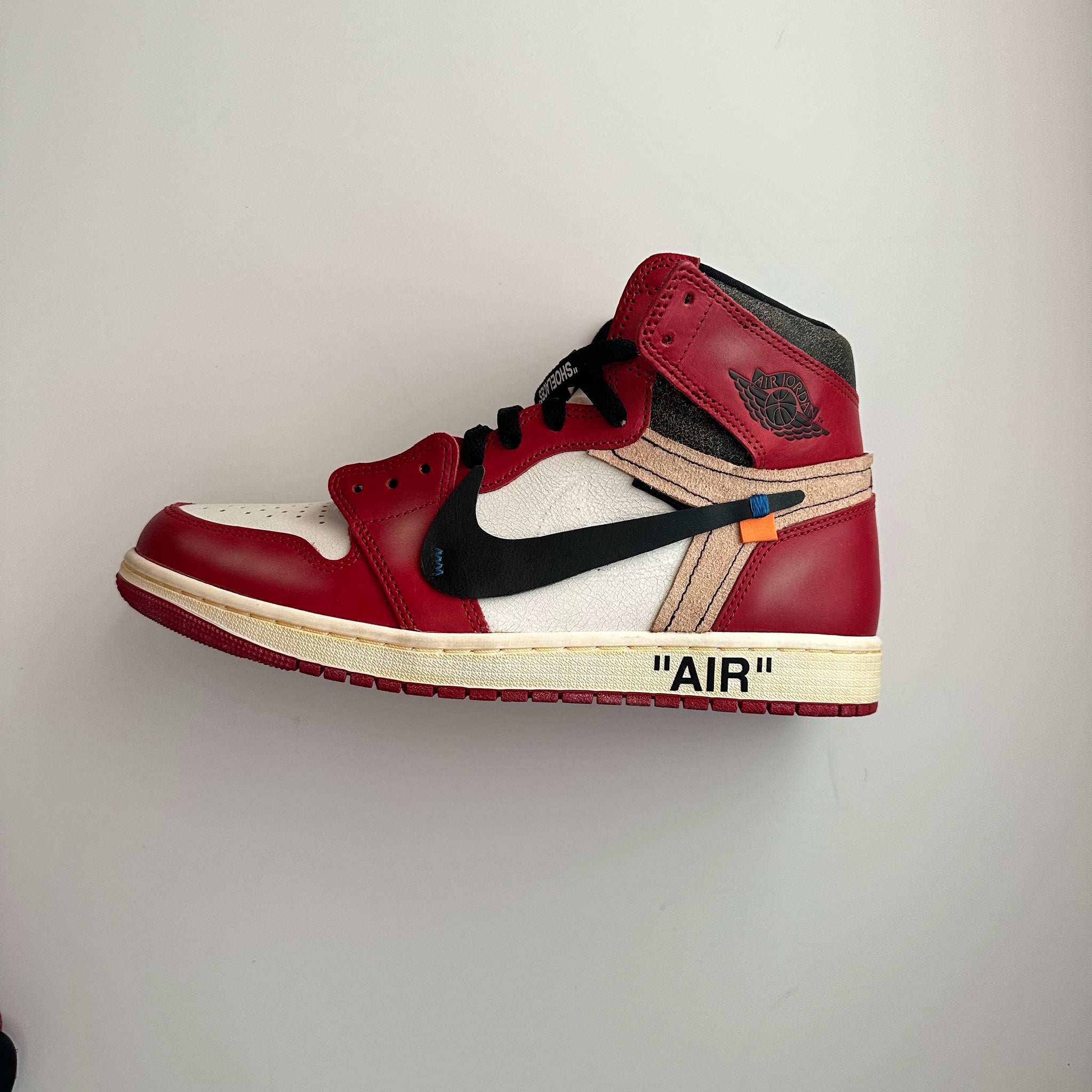 Off White x 1985 Jordan 1 Chicago Custom KICKSBYN8