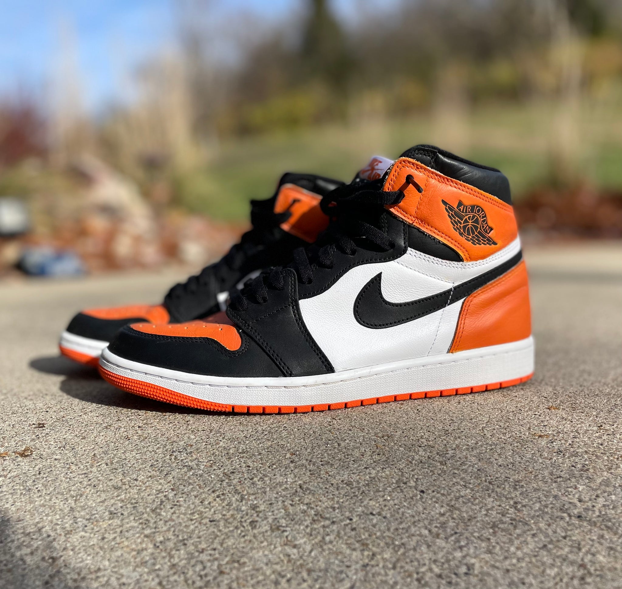 AIR JORDAN 1 SHATTERED BACKBOARD CUSTOMメンズ - スニーカー