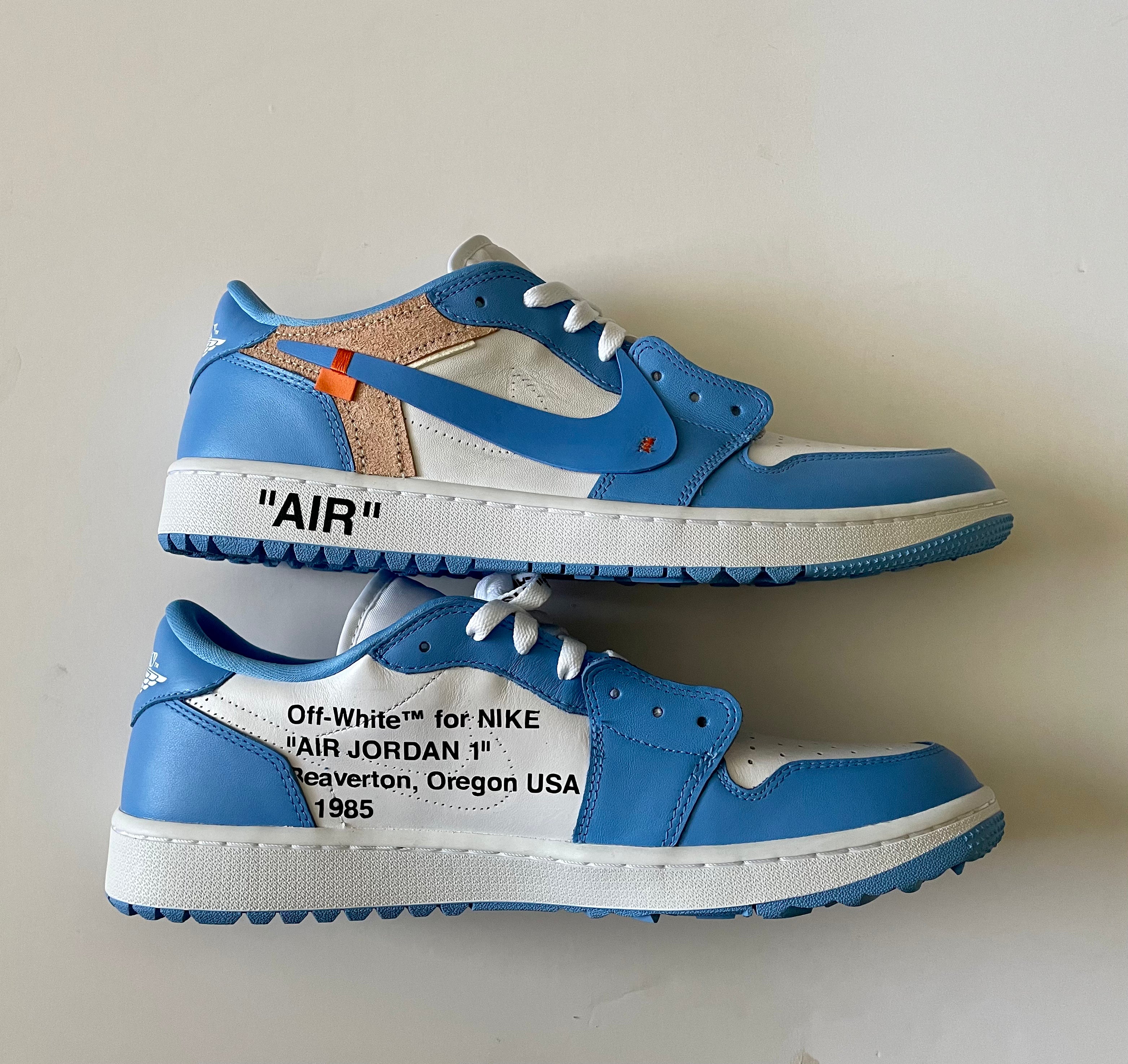 Off-White Jordan 1 Low UNC Custom – KICKSBYN8