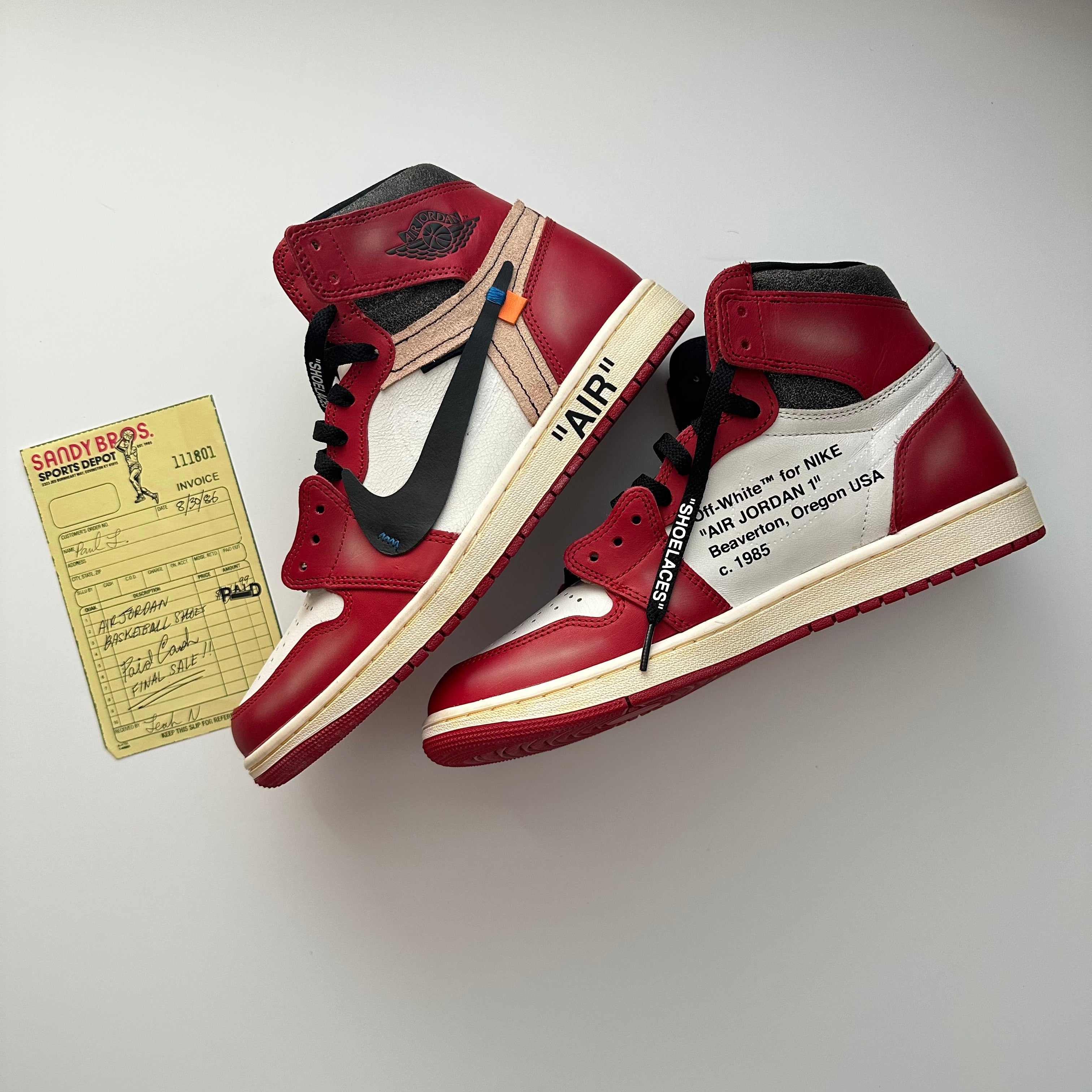 Jordan 1 top 85 off white