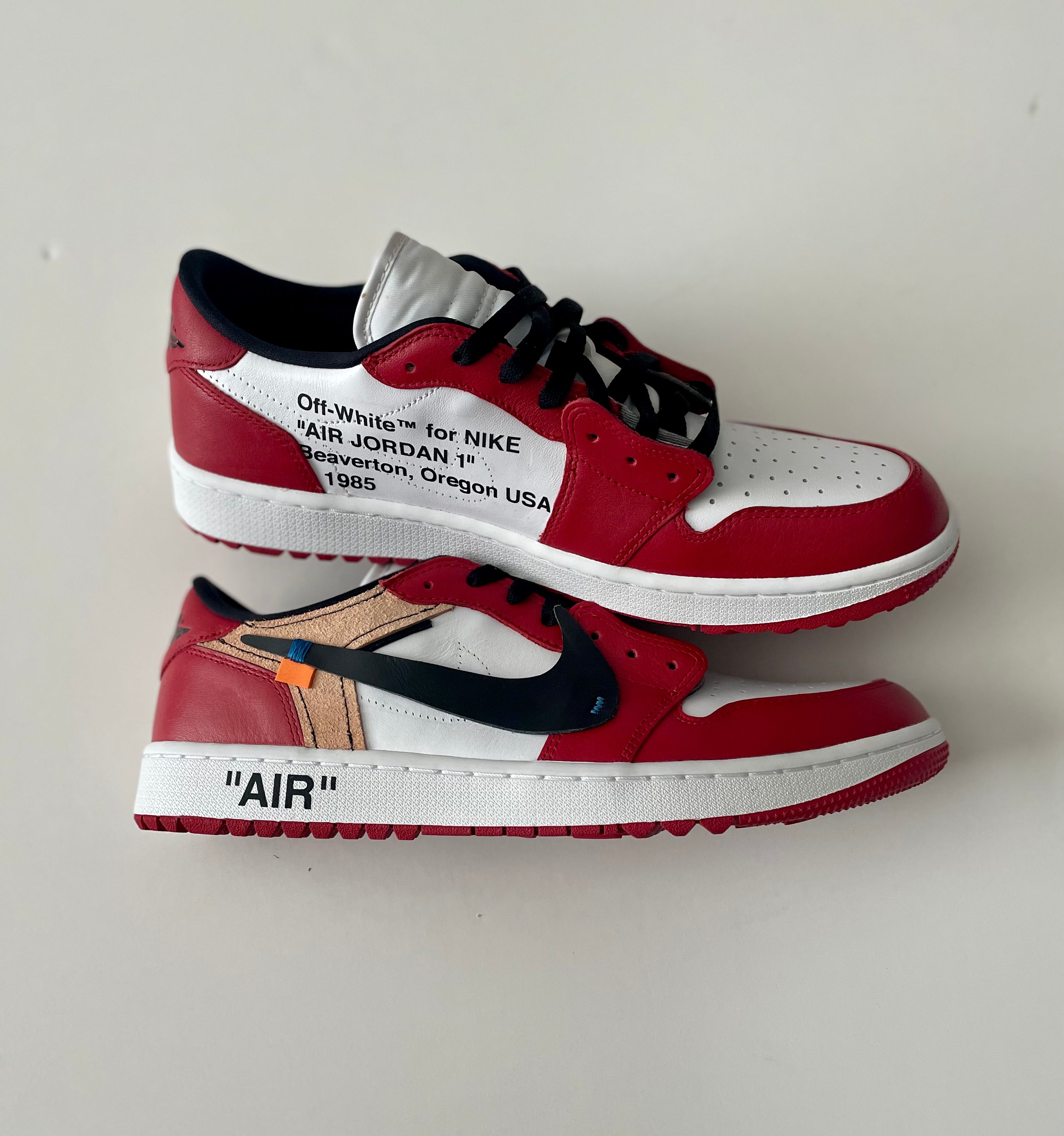 Off-White Jordan 1 Low Chicago Custom – KICKSBYN8