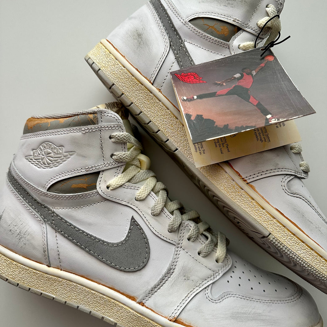 1985 Jordan 1 Natural Grey Custom KICKSBYN8