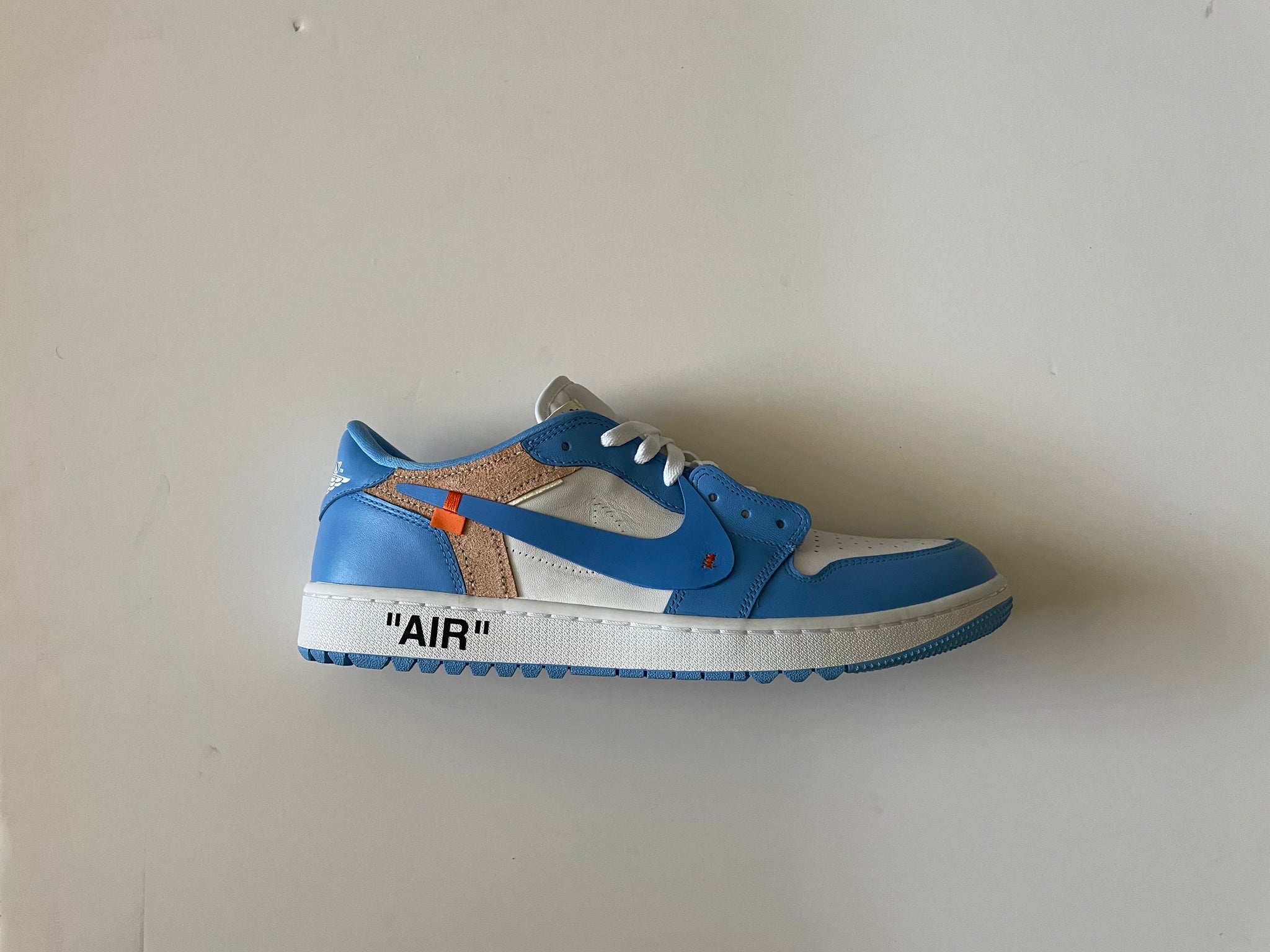 Off white air 2025 jordan 1 baby blue