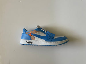 Off-White Jordan 1 Low UNC Custom