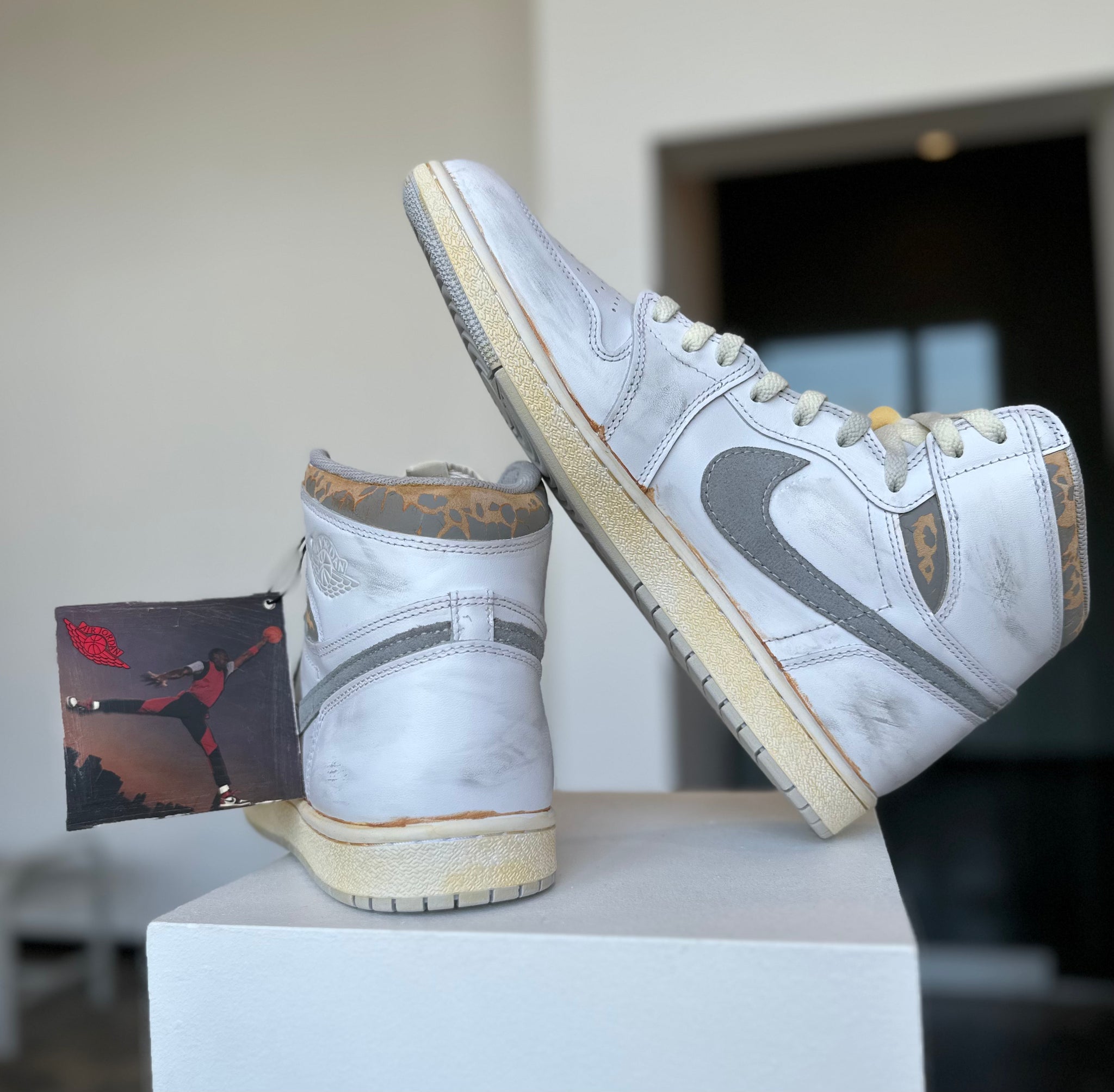 Air jordan 1 natural grey hot sale