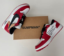 Load image into Gallery viewer, Off-White Jordan 1 Low Chicago Custom
