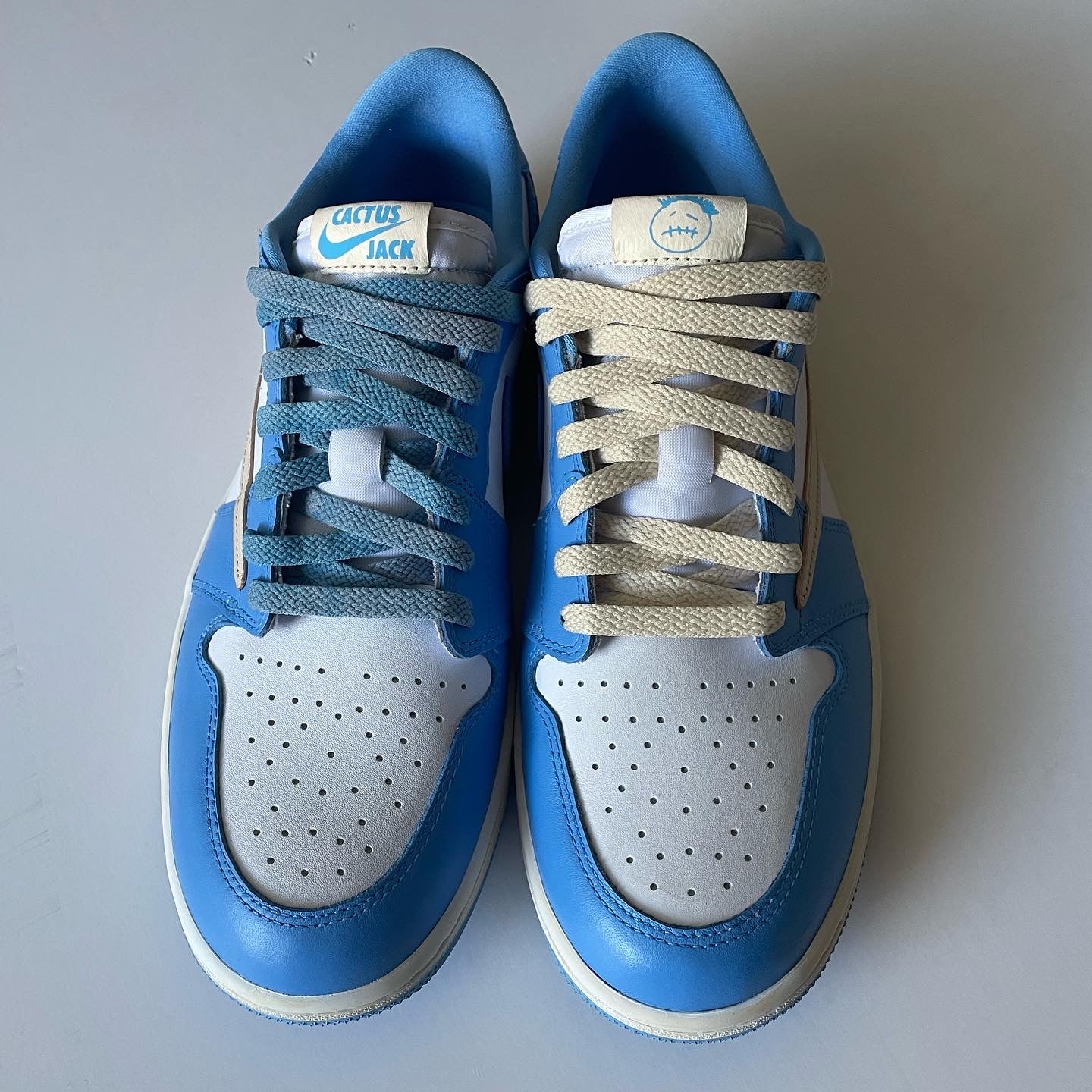 Blue Low Custom Air Jordan 1 in 2023  Air jordans, Limited edition  sneakers, Custom shoes